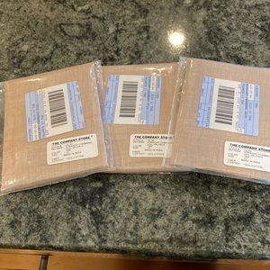 New never opened Three tan valance